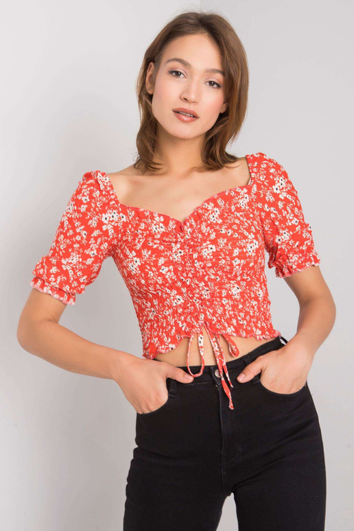 Avignon RUE PARIS koraļļu īsa blūze Avignon RUE PARIS koraļļu īsa blūze