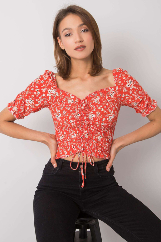Avignon RUE PARIS koraļļu īsa blūze Avignon RUE PARIS koraļļu īsa blūze
