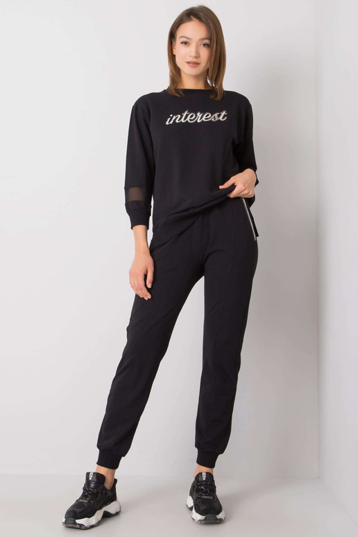 Melns ikdienas komplekts Elayna Melns ikdienas komplekts Elayna