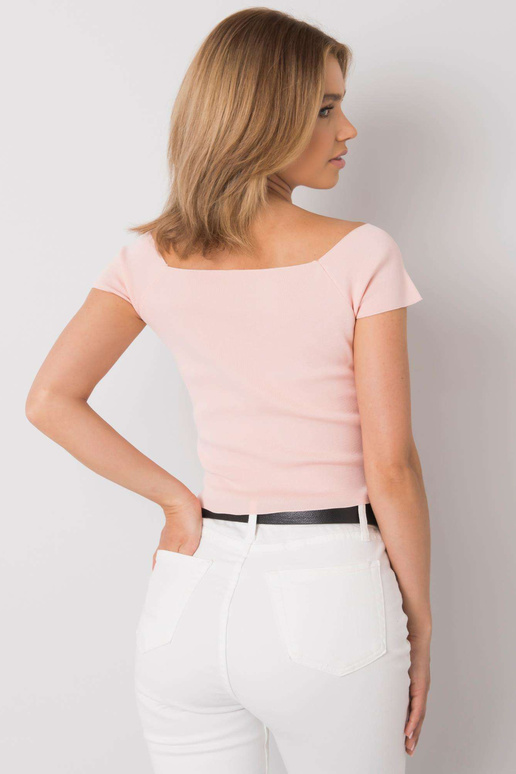 Bāli rozā pieguloša sieviešu blūze...