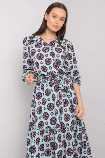 Piparmētru kleita ar...