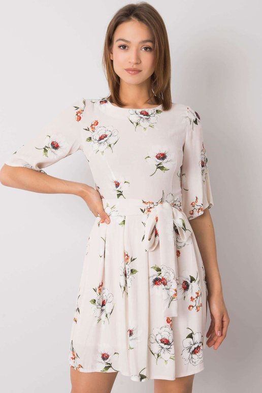 Azariah gaiši bēša ziedu kleita Azariah gaiši bēša ziedu kleita