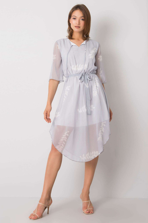 Pelēka Yareli kleita