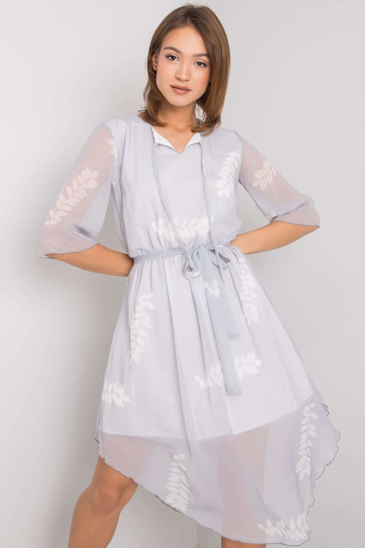 Pelēka Yareli kleita