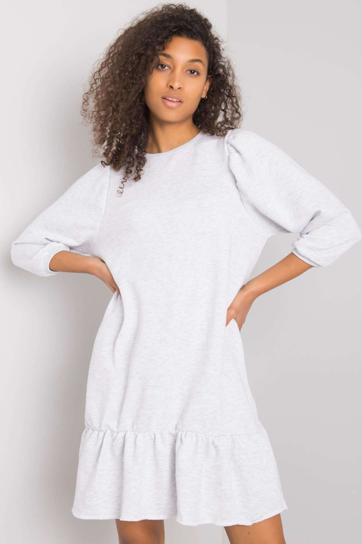 Gaiši pelēka melanža kleita Adoria...