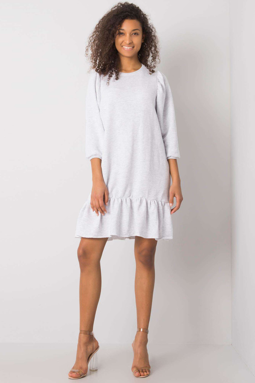 Gaiši pelēka melanža kleita Adoria...