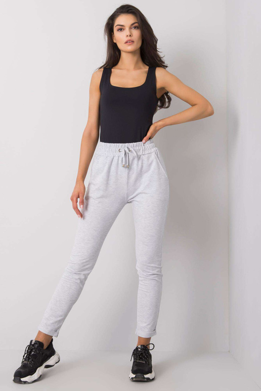 Gaiši pelēkas melanžas bikses Cadence Gaiši pelēkas melanžas bikses Cadence