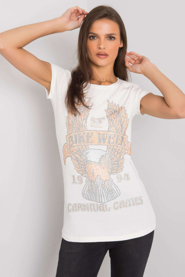 Ecru t-krekls ar Haley... 2