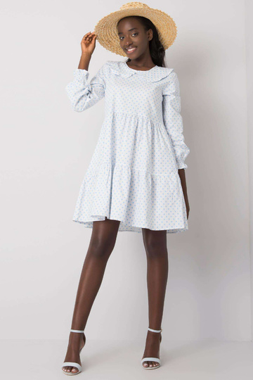 Balta un zila punktveida...