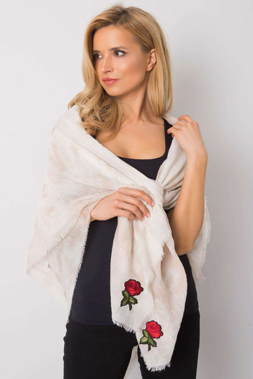 Bēša šalle ar svītrām 2