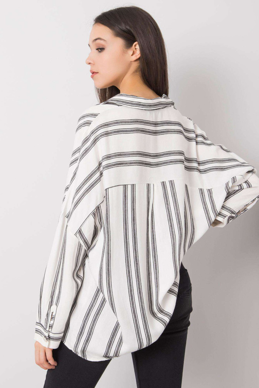 Ekrū-melns svītrains krekls Augusta...