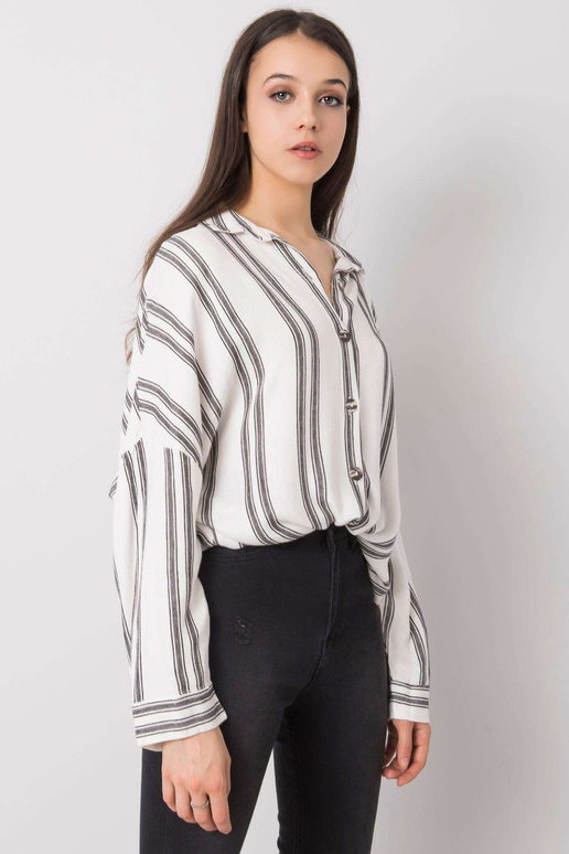 Ekrū-melns svītrains krekls Augusta...