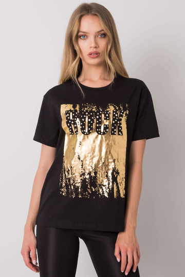 Melns T-krekls ar ingvera... 2