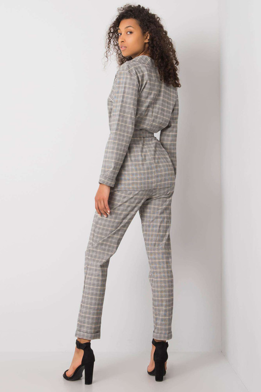 Pelēki bēša rūta jaka Saskia Pelēki bēša rūta jaka Saskia