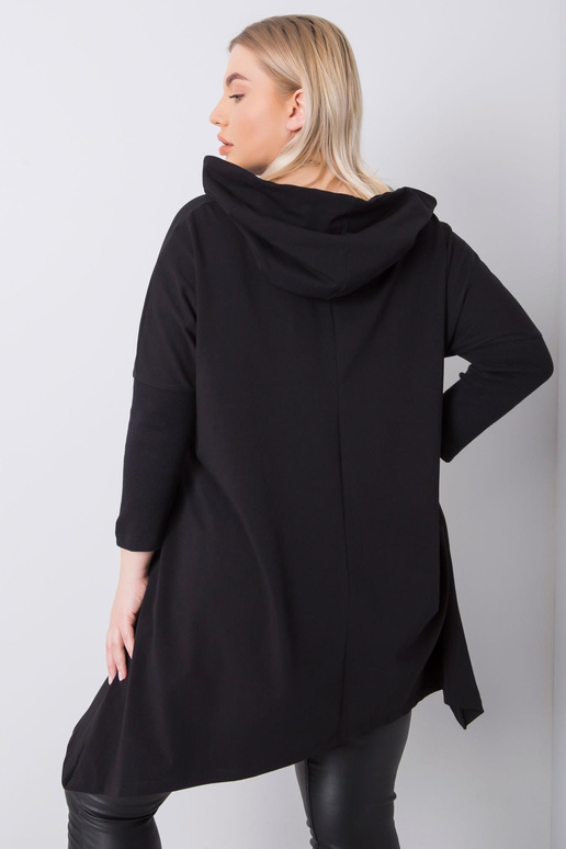 Aina Black Plus Size kapuci Aina Black Plus Size kapuci