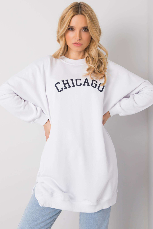 Balta tunika ar uzrakstu Corazon RUE...