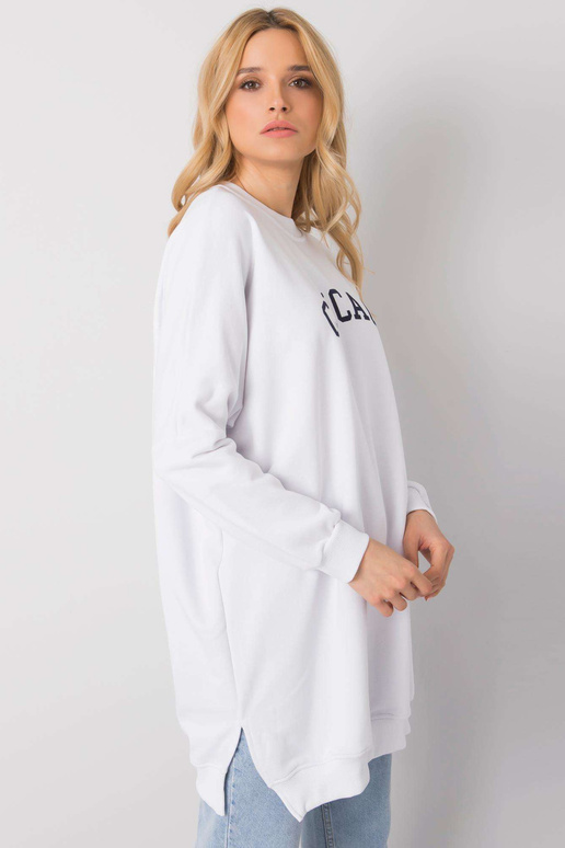 Balta tunika ar uzrakstu Corazon RUE...