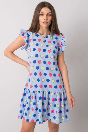 Zila volānu kleita Eria 2