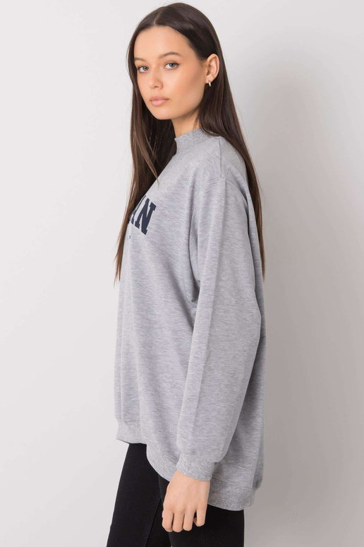 Pelēks melanžs sporta krekls ar...