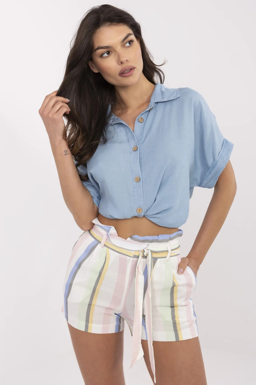 Nefeli RUE PARIS balti svītraini šorti Nefeli RUE PARIS balti svītraini šorti