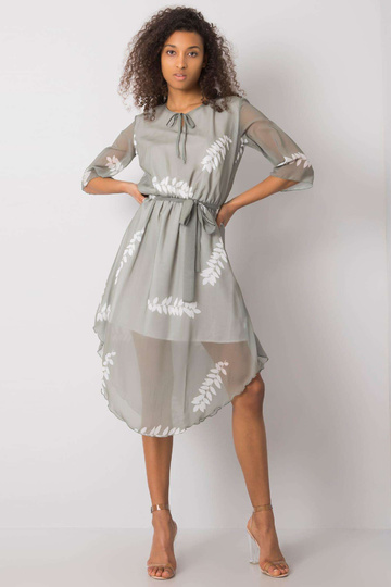 Pelēka Yareli kleita