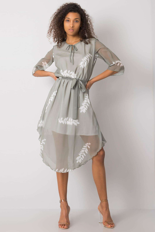 Pelēka Yareli kleita