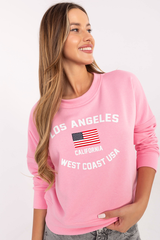 Rozā sporta krekls ar apdruku Loretta...