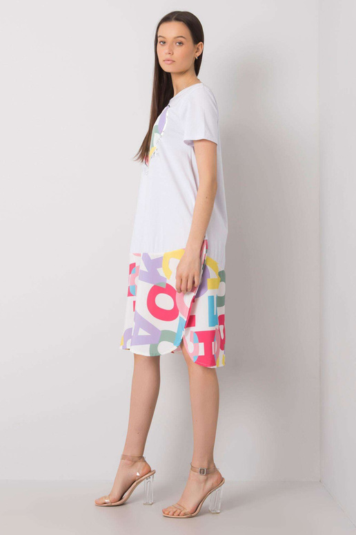 Balta kleita ar Guinevere apdrukām Balta kleita ar Guinevere apdrukām