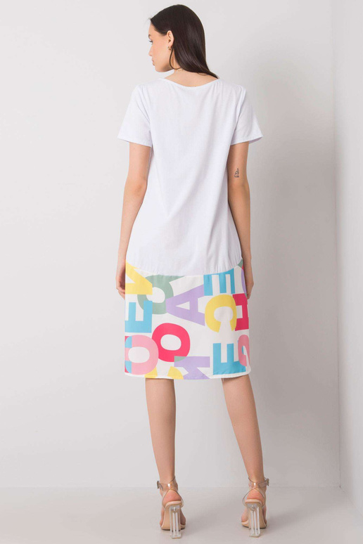 Balta kleita ar Guinevere apdrukām Balta kleita ar Guinevere apdrukām