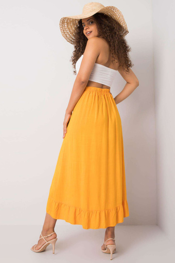 Oranži svārki ar iesiešanu...