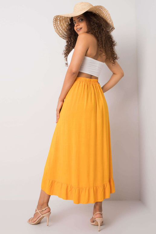 Oranži svārki ar iesiešanu Jettie OCH...