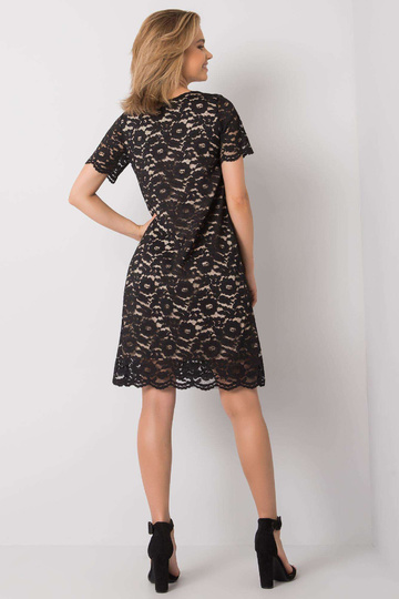 Melna Lulu mežģīņu kleita 2