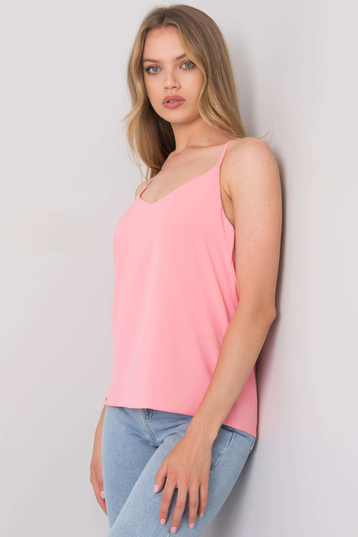 Gaiši rozā Linda sieviešu siksniņu tops