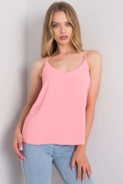 Gaiši rozā Linda sieviešu siksniņu tops