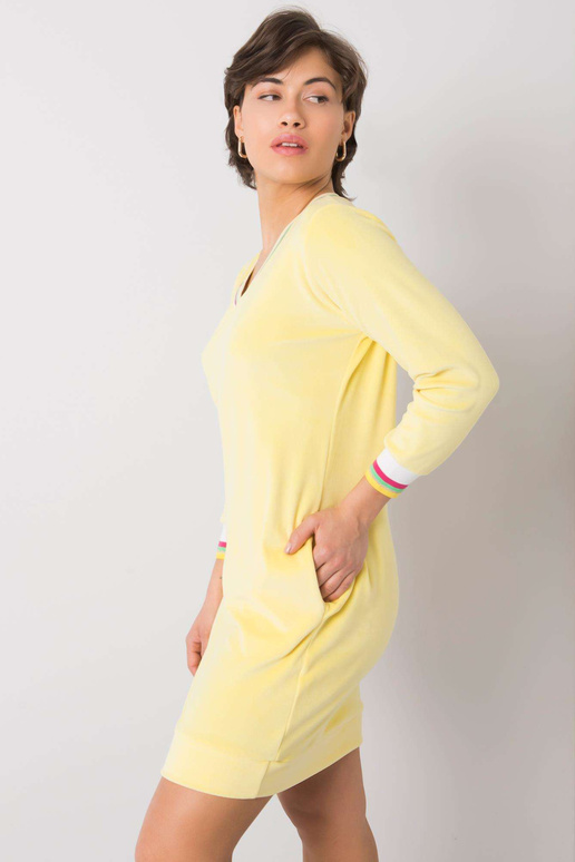 Dzeltena velūra kleita Aspen RUE PARIS Dzeltena velūra kleita Aspen RUE PARIS