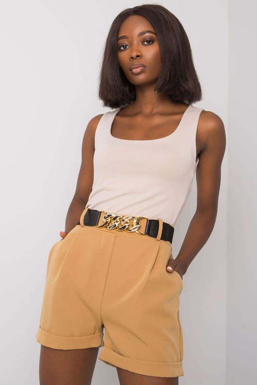 Kamieļu šorti ar Laurell siksniņu Kamieļu šorti ar Laurell siksniņu