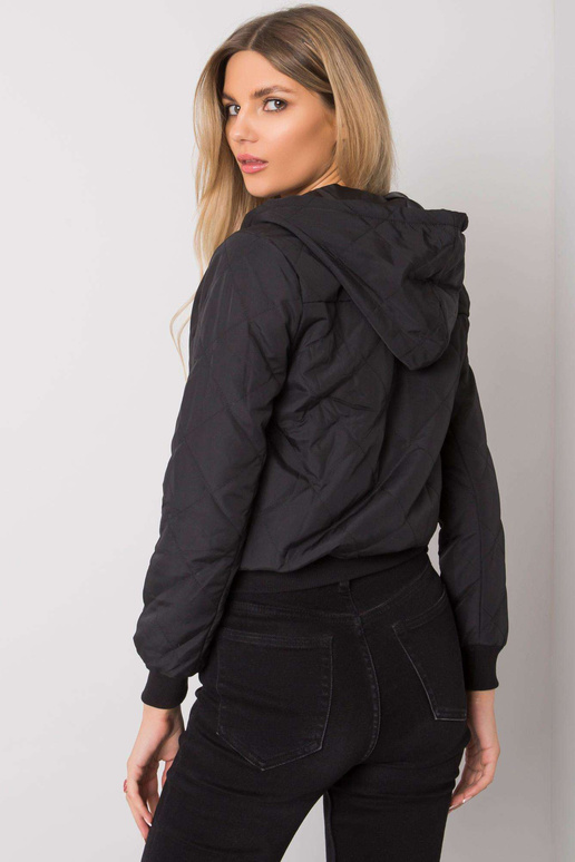 Larah Black stepēta jaka ar kapuci