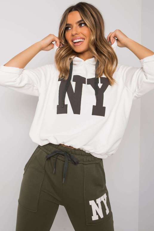 Balts-khaki ikdienas komplekts Lillynn