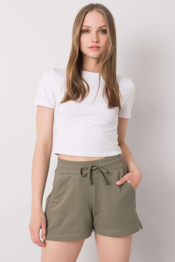 Haki krāsas kokvilnas šorti... 2