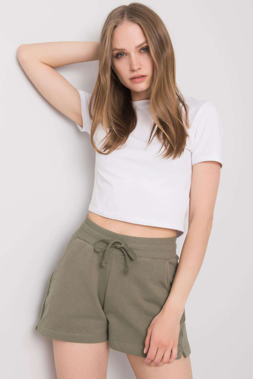 Haki krāsas kokvilnas šorti Anastasie...