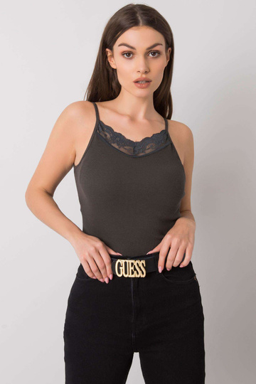 Armine tumši haki rievotu tops