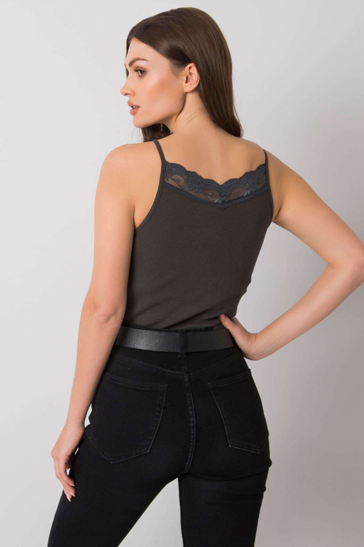 Armine tumši haki rievotu tops