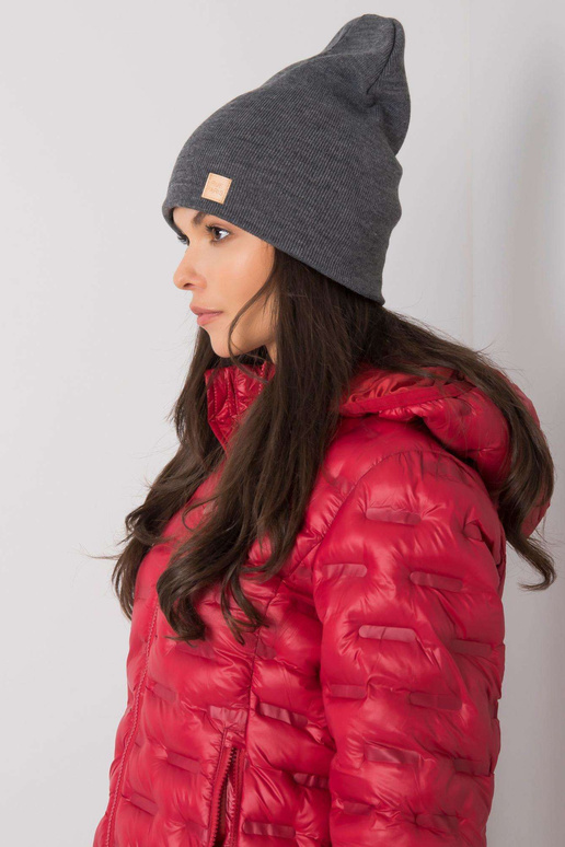 Tumši pelēka sieviešu cepure