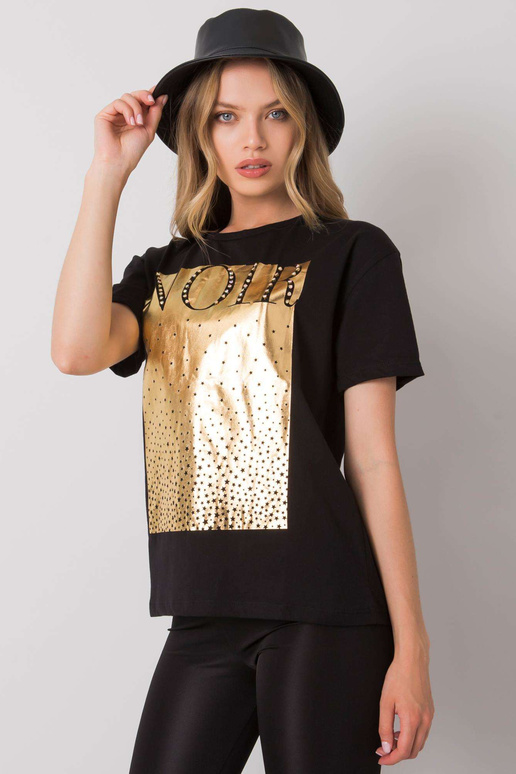 Melns T-krekls ar Gabee apdruku