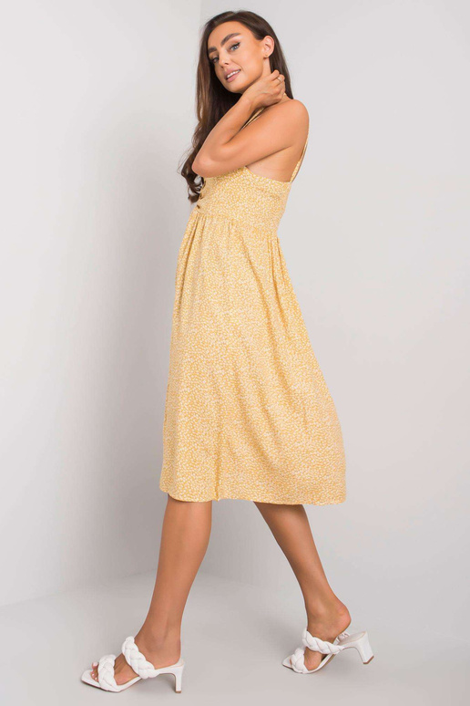 Dzeltena kleita ar rakstiem Fiorella... Dzeltena kleita ar rakstiem Fiorella...