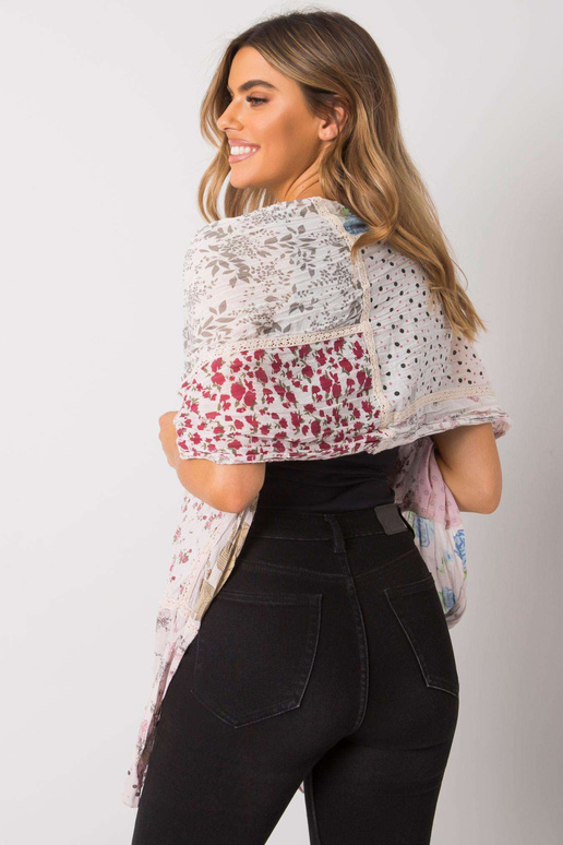 Gaiši rozā kokvilnas apvalks ar apdruku