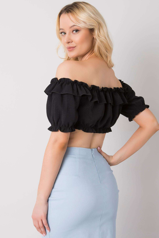 Melns īss topiņš ar volānu Arnika OCH... Melns īss topiņš ar volānu Arnika OCH...