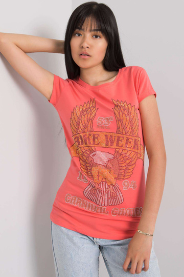 Koraļļu T-krekls ar Haley...