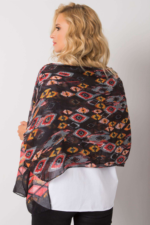 Sieviešu slings ar melnu un sarkanu...