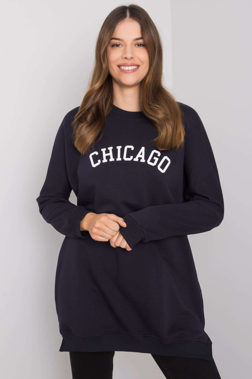 Tunika tumši zila ar uzrakstu Corazon...